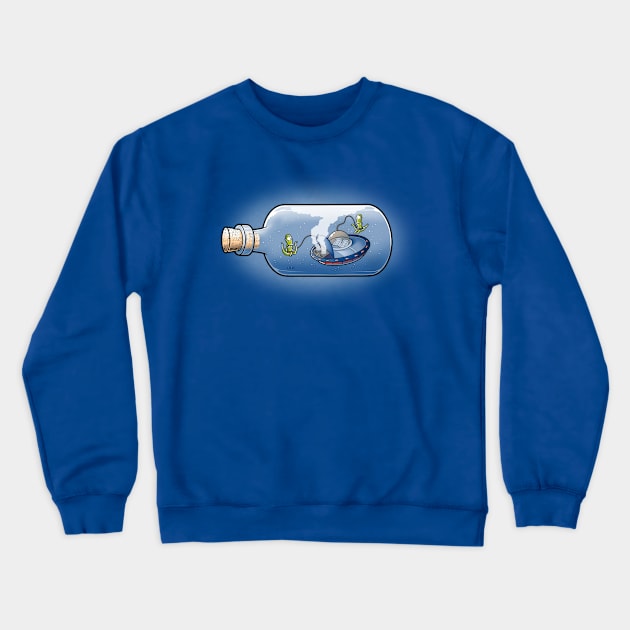 Springfield bottle Crewneck Sweatshirt by Cromanart